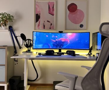 Help me organize cables behind pc