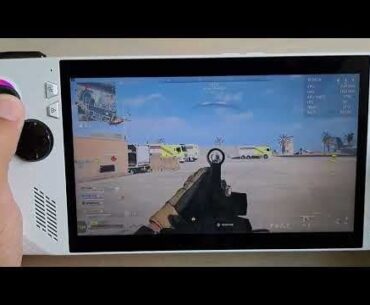 Asus ROG Ally / Call of Duty: Warzone Gameplay / FSR 2.1 / 1080p vs 900p