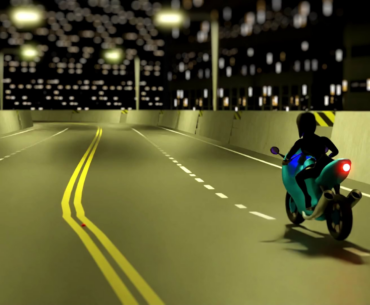 Razorgirl motorcycle chase, made w/ zbrush and blender