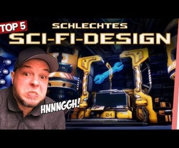 A handsome German bean called Trant rants about overused and pointless sci-fi designs. Is the "Futureknick" also a thing in other languages? (vid with timestamps, English translation provided by YT)