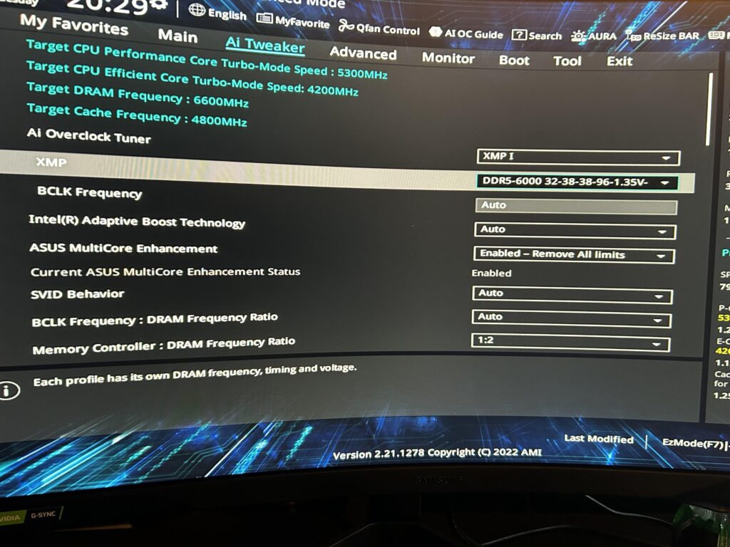 Updated BIOS, copied over previous settings and now won’t boot Updated BIOS, copied over previous settings and now won't boot