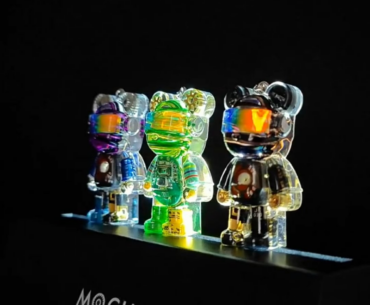 [Giveaway] Hey guys,I've made this that Cyberpunk Luminous Laser Bear Necklace wanted to share with you, and I will pick one lucky you, randomly from all the comments in 24 hours, covering the shipping costs. I wish you good luck!