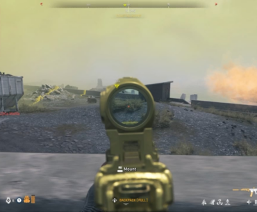 When flexing with a sniper goes wrong