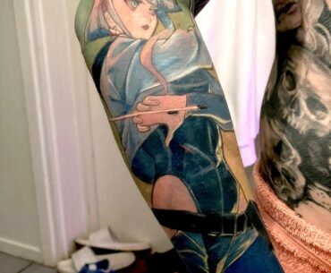 Working on a Edgerunners sleeve 😍