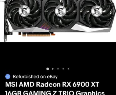 Did I get a good deal? Refurbished 6900xt for £425