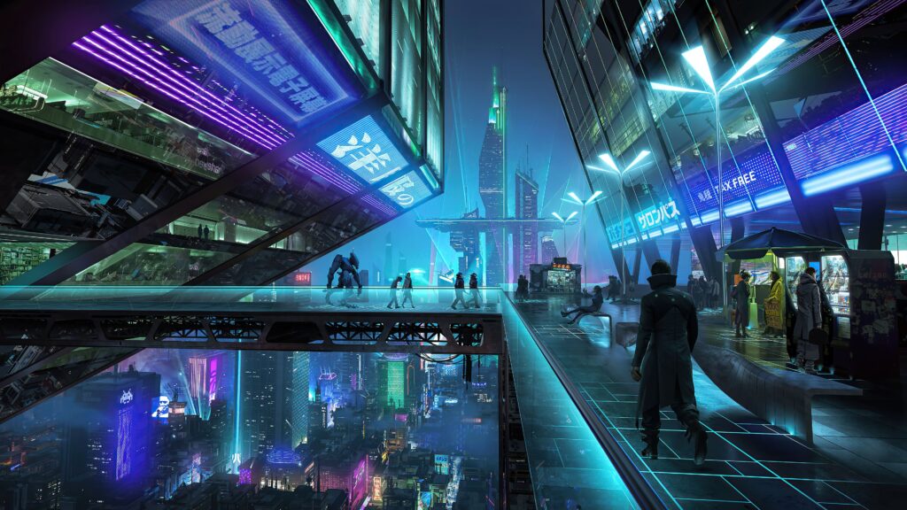 The view of cyberpunk