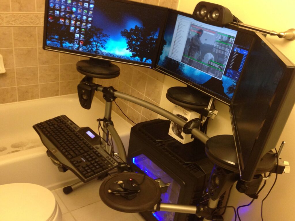 Set up as a joke