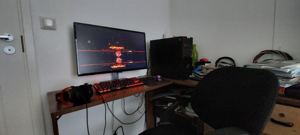 accidental red on black setup :D