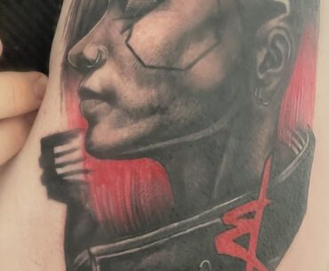 Got my first big tattoo and got V
