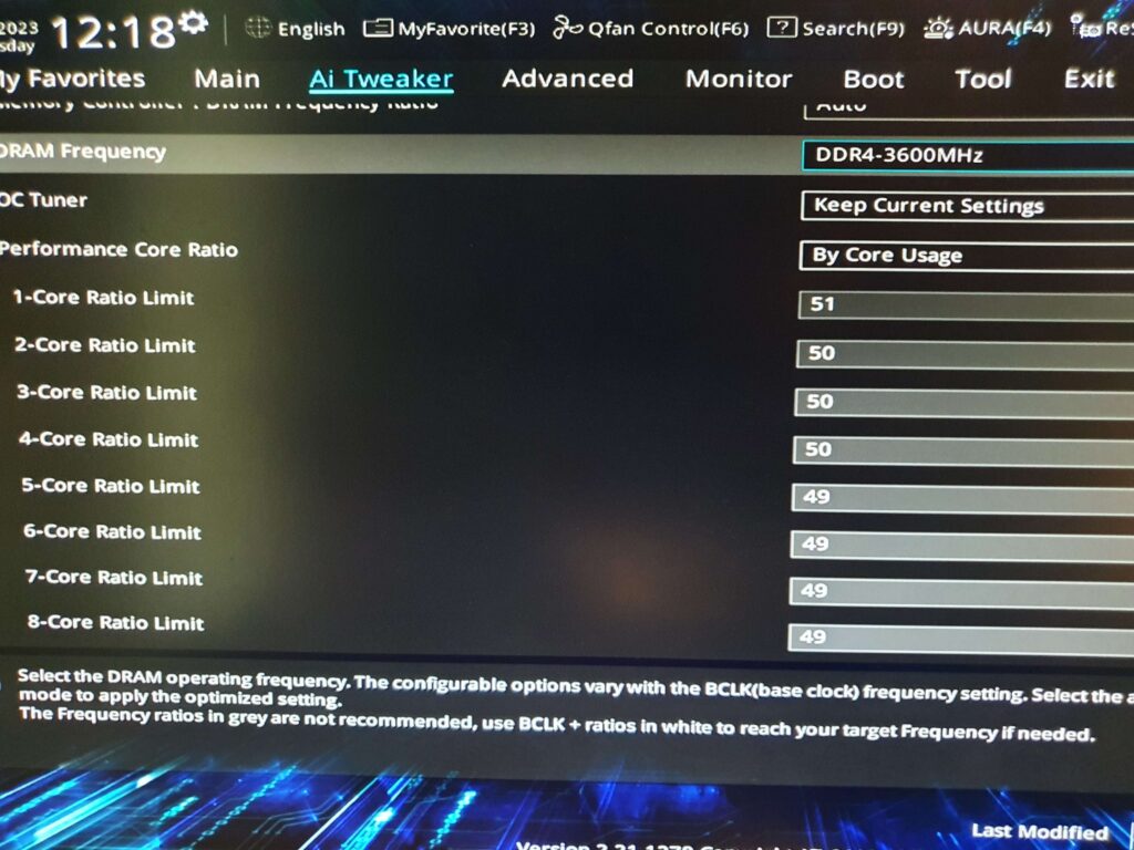 Am I doing this right? 12700K ASUS Z690-P D4 Am I doing this right? 12700K ASUS Z690-P D4