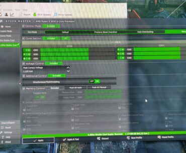 Ryzen 3600 does 4.3Ghz all cores @ 1.125v stable in load it boosts to 4.3 but otherwrwise normal behavior (works a lot cooler with undervoltage)
