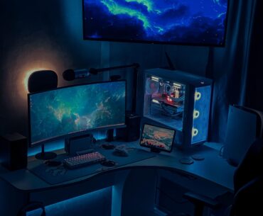 I thought I can post my setup glow up here but I can only post 1 pc so here is the latest (any advice are welcome)