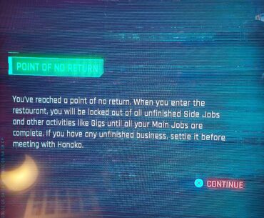 So Is it saying i can continue with all side quests/ every thing else AFTER I complete ALL main jobs, right??