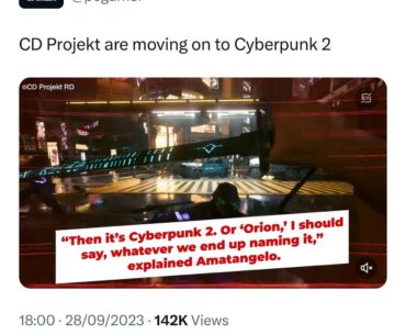 Cyberpunk 2 is in pre-production, damn they really wanted to get PL out the way