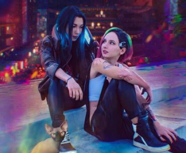 V and Judy cosplay by me and @molzenna