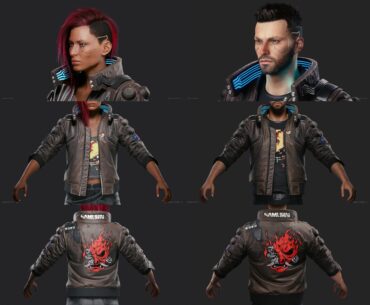 CDPR has dropped new HQ renders of both female and male V’s default appearance in their cosplay guide. I hope the graphic designer and cosplayers have fun with it, cause I know I will. (link below)