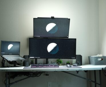 Budget college/gaming setup, Prior Beer Pong table --> Computer Desk, Laptop Build