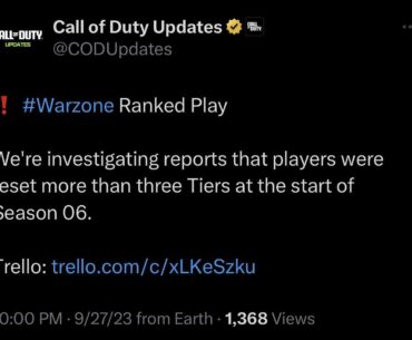 Looks like they’re fixing the Bronze 1 glitch