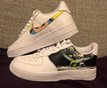 Cyberpunk Edgerunners AF1s (by me)
