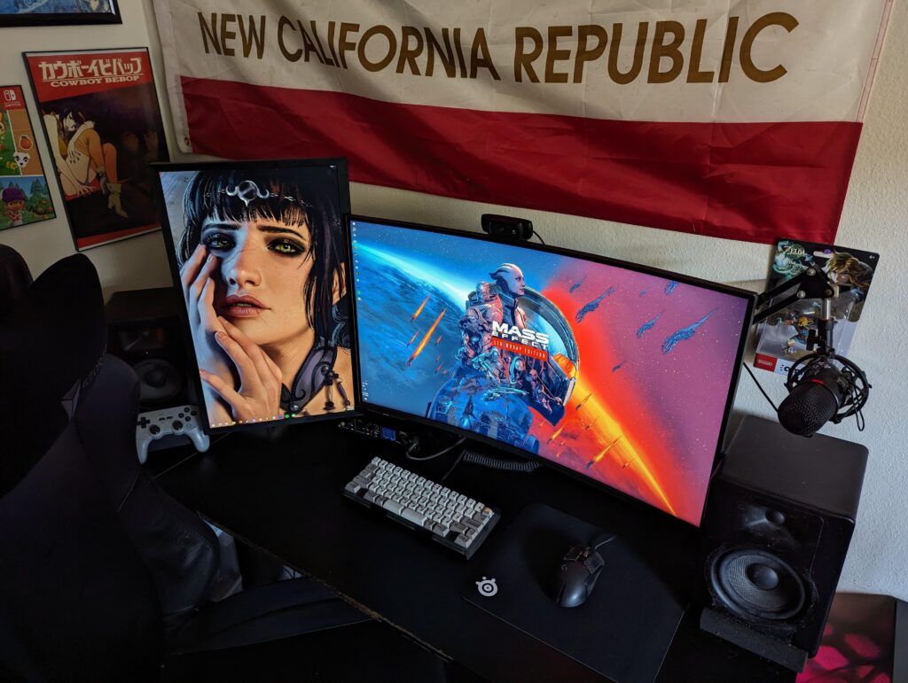 Feels good to have two monitors again