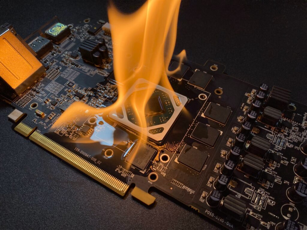 A GPU sacrifice a day keeps the OC GPU gods away ;D | RX 570 Nitro with a very dead core