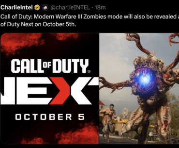 Call of Duty: Modern Warfare III Zombies mode will also be revealed at Call of Duty Next on October 5th.