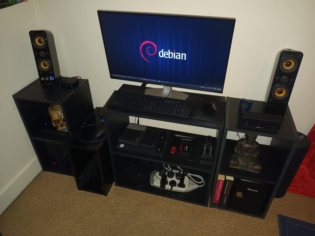 Not a workstation for sitting at but it's fine for watching stuff.