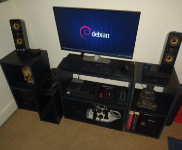 Not a workstation for sitting at but it's fine for watching stuff.
