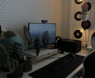 cozy setup!