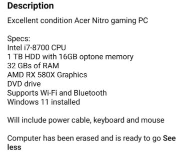 Would this run Baldurs Gate 3 really well or nah? They're asking 350 CAD, I know I would probably have to change graphics card