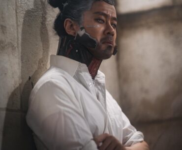 Partner crunched out a Takemura cosplay for me to go the Phantom Liberty London launch party!