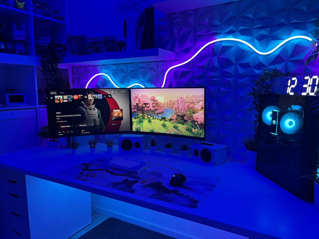 my new gaming setup