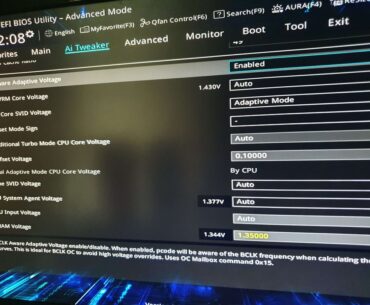 Anyone familiar with undervolting in this BIOS?