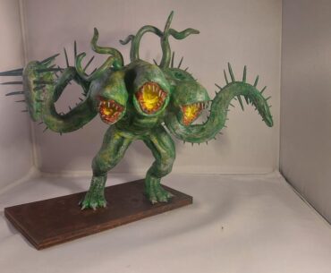 I made a Margwa out of clay.