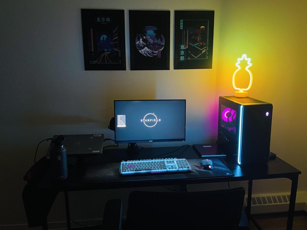 Battlestation during the night.