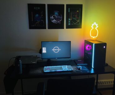 Battlestation during the night.