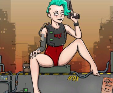 Cyber-girl mercenary. Do you think this style works with CP theme ?
