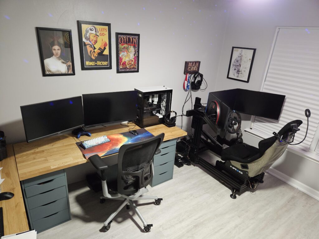 Two battle stations, one PC.