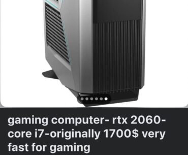 Alien Aurora r8 $500 - i7 RTX 2060