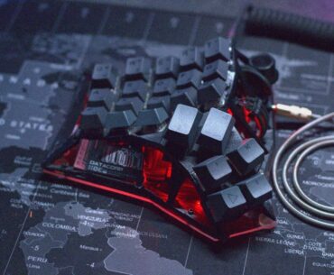 This keyboard I designed and built