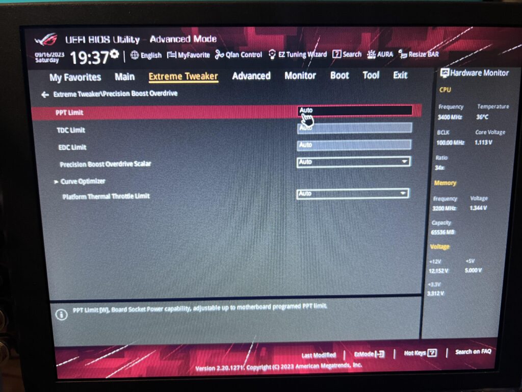 PBO options greyed out 5800x3D PBO options greyed out 5800x3D