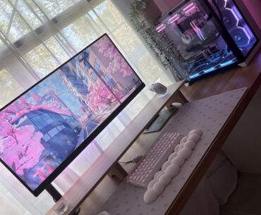 Was going for a warm-cozy aesthetic, accidentally ended up with pink rgb all over, I tried.