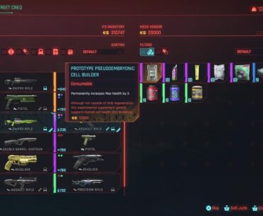 PSA: make sure you visit food and drug vendors. They carry permanent buffs.