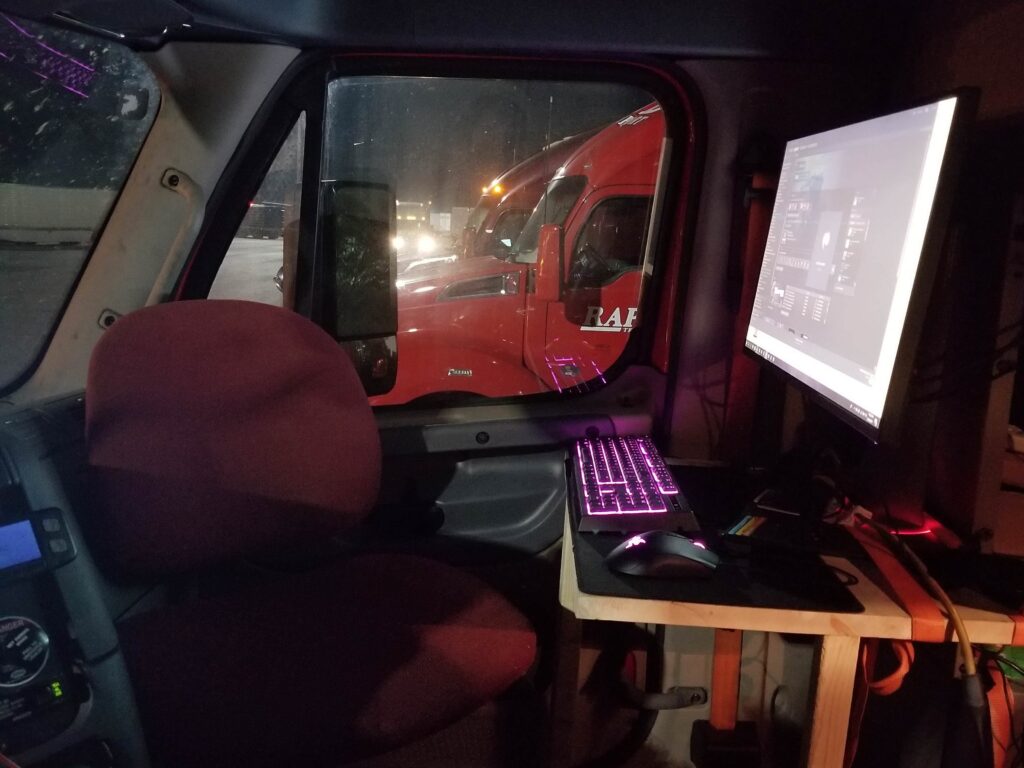 I'm a truck driver with a pc and a dream