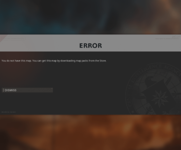 Anyone know what this error is? It just pops up mid match and kicks me out sometimes. Doesn't happen on any specific map consistently.