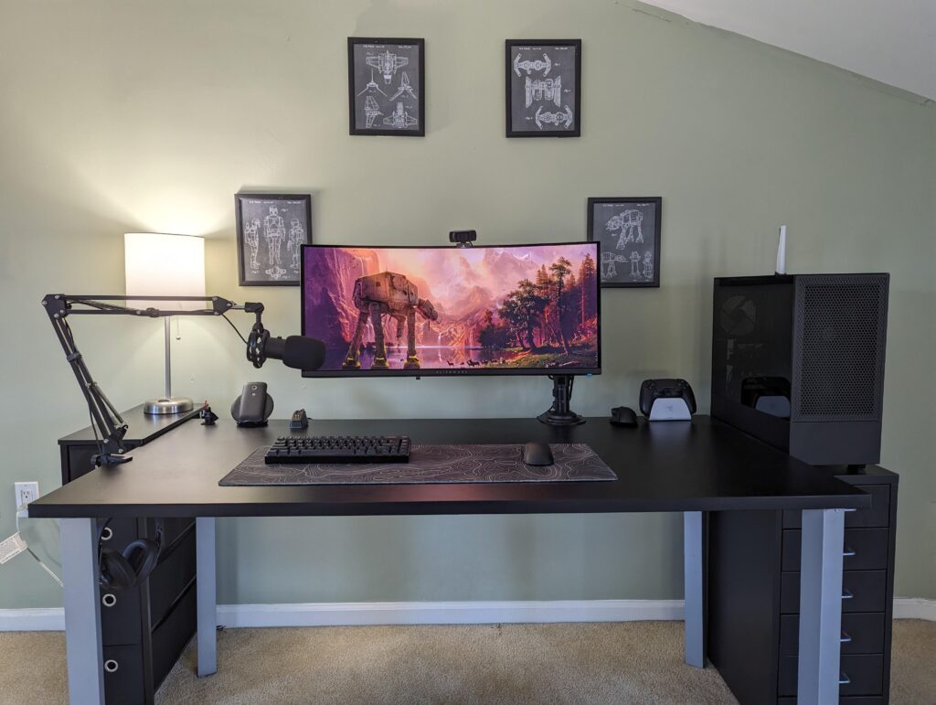 The new keyboard really puts the setup together