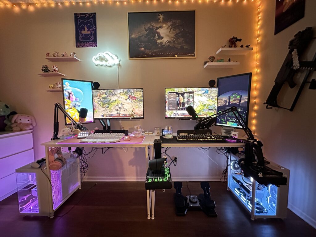 Built new PCs for myself and my fiancé.