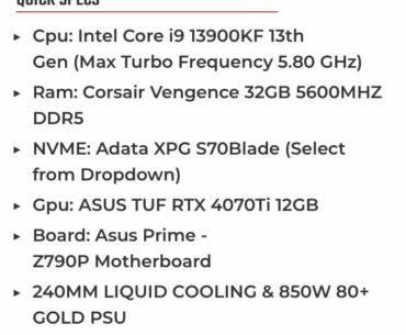 are all these specs ok? and is there a bottleneck?