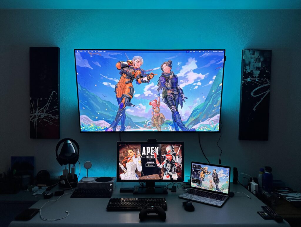 My Apex Legends themed gaming/streaming setup!