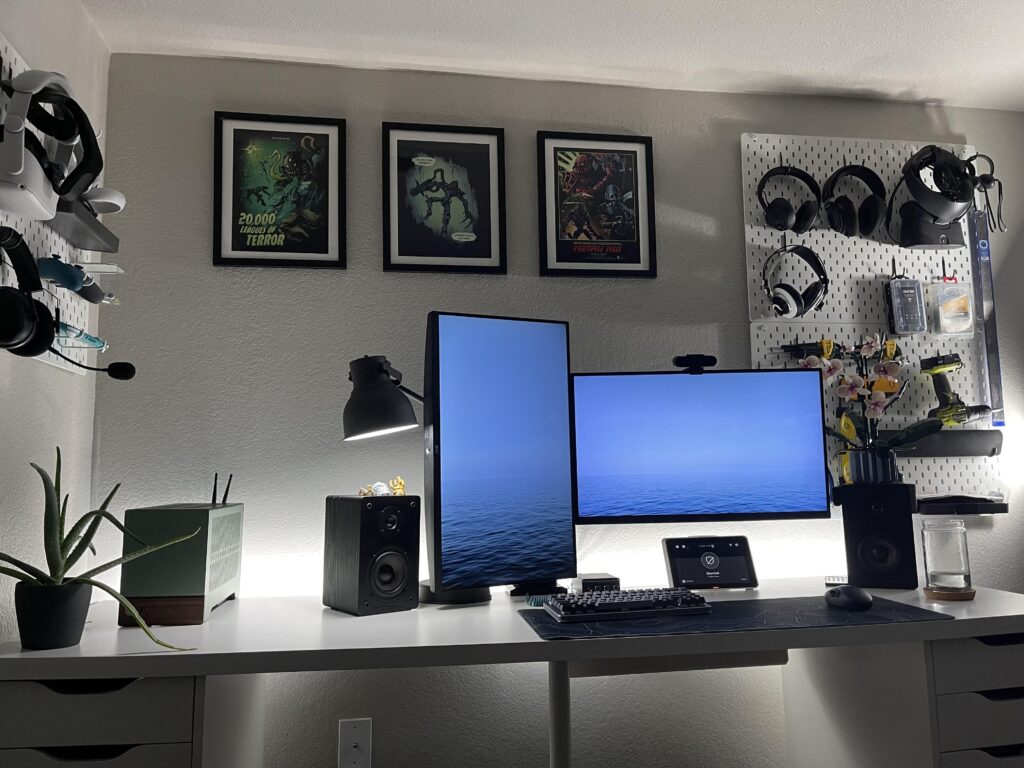 Another Ikea desk setup